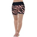 Tiger Gold Rose  Lightweight Velour Yoga Shorts View4