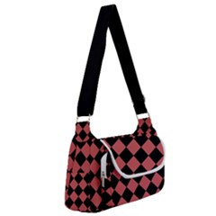 Block Fiesta Black And Indian Red Multipack Bag by FashionBoulevard