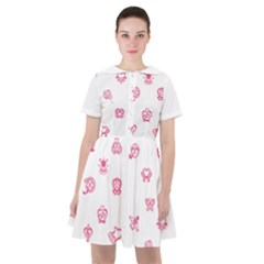 Sailor Dress In White Precure Print by jellybeandesigns