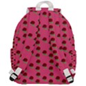 Rose In Mexican Pink Top Flap Backpack View3