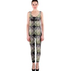 Doily Only Pattern One Piece Catsuit