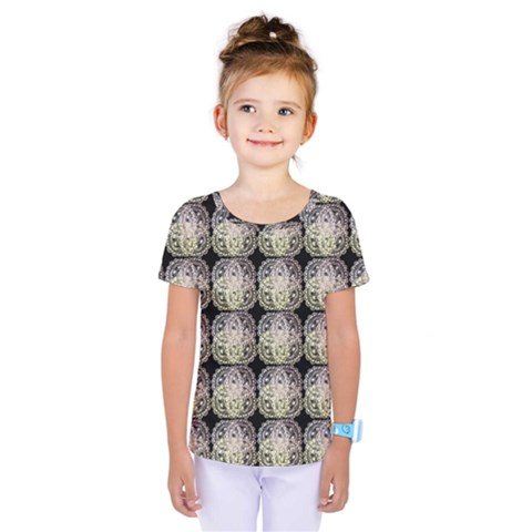 Doily Only Pattern Kids  One Piece Tee by snowwhitegirl