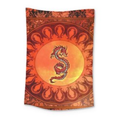 Wonderful Chinese Dragon Small Tapestry by FantasyWorld7