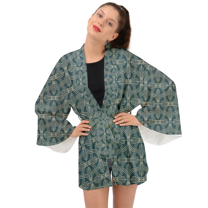 Pattern1 Long Sleeve Kimono