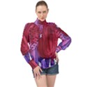 Pattern 17 High Neck Long Sleeve Chiffon Top View1