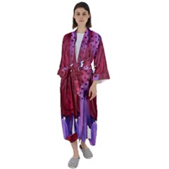 Pattern 17 Maxi Satin Kimono by Sobalvarro