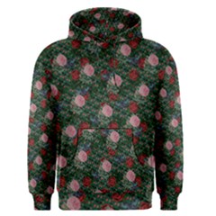 Dark Floral Butterfly Teal Bats Lip Green Men s Core Hoodie