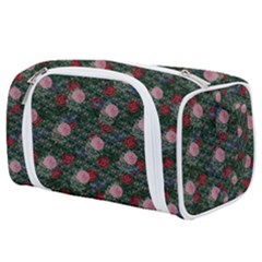 Dark Floral Butterfly Teal Bats Lip Green Toiletries Pouch