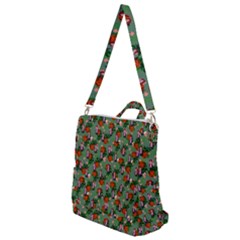 Fiola Pattern Green Crossbody Backpack