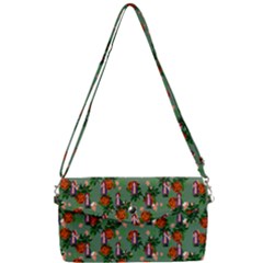 Fiola Pattern Green Removable Strap Clutch Bag by snowwhitegirl