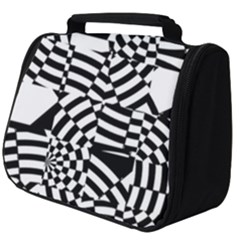 Black And White Crazy Pattern Full Print Travel Pouch (big) by Sobalvarro