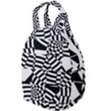 Black And White Crazy Pattern Travel Backpacks View1