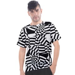 Black And White Crazy Pattern Men s Sport Top by Sobalvarro