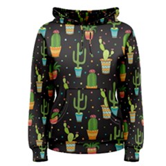 Succulent And Cacti Women s Pullover Hoodie by ionia