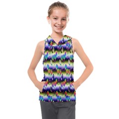 Shinyflowers Kids  Sleeveless Hoodie by Sparkle