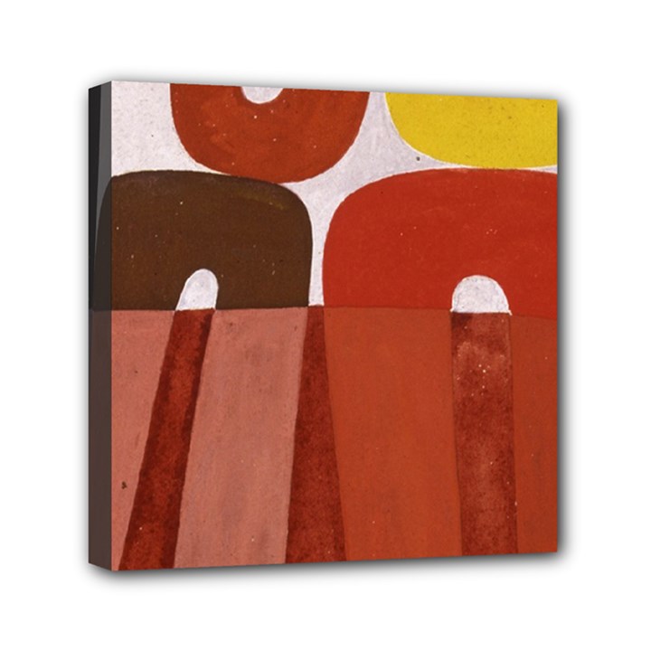 Sophie Taeuber Arp, Composition à Motifs D arceaux Ou Composition Horizontale Verticale Mini Canvas 6  x 6  (Stretched)