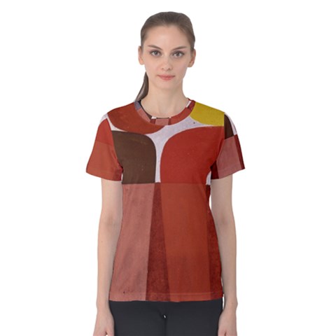 Sophie Taeuber Arp, Composition À Motifs D arceaux Ou Composition Horizontale Verticale Women s Cotton Tee by Sobalvarro