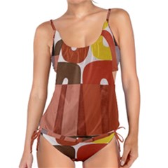 Sophie Taeuber Arp, Composition À Motifs D arceaux Ou Composition Horizontale Verticale Tankini Set by Sobalvarro