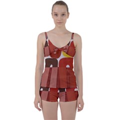 Sophie Taeuber Arp, Composition à Motifs D arceaux Ou Composition Horizontale Verticale Tie Front Two Piece Tankini