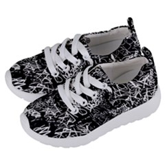 Graffiti Abstract Collage Print Pattern Kids  Lightweight Sports Shoes by dflcprintsclothing