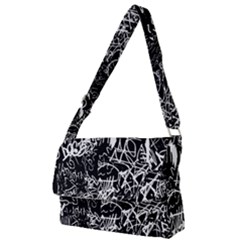 Graffiti Abstract Collage Print Pattern Full Print Messenger Bag (s) by dflcprintsclothing