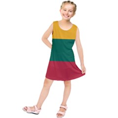 Lithuania Flag Kids  Tunic Dress by FlagGallery