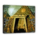 Awesome Steampunk Pyramid In The Night Deluxe Canvas 24  x 20  (Stretched) View1