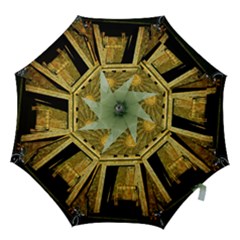 Awesome Steampunk Pyramid In The Night Hook Handle Umbrellas (medium) by FantasyWorld7