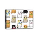 Cat Kitten Seamless Pattern Mini Canvas 6  x 4  (Stretched) View1