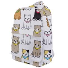 Cat Kitten Seamless Pattern Classic Backpack