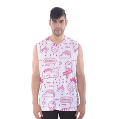 Cute Girly Seamless Pattern Men s Basketball Tank Top by Vaneshart