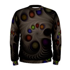 Fractal Fantasy Abstract Pattern Men s Sweatshirt by Wegoenart