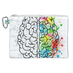 Brain Mind Psychology Idea Drawing Canvas Cosmetic Bag (xl) by Wegoenart