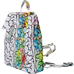 Brain Mind Psychology Idea Drawing Buckle Everyday Backpack by Wegoenart