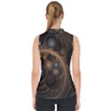 Fractal Fantasy Design Construction Mock Neck Shell Top View2