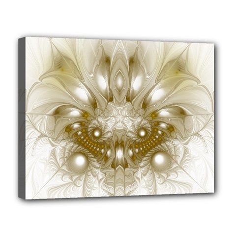 Fractal Fantasy Background Pattern Canvas 14  x 11  (Stretched)