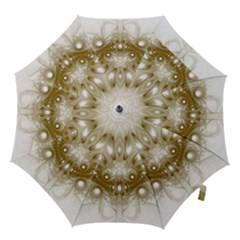 Fractal Fantasy Background Pattern Hook Handle Umbrellas (Medium)