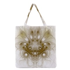 Fractal Fantasy Background Pattern Grocery Tote Bag