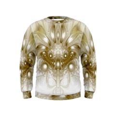 Fractal Fantasy Background Pattern Kids  Sweatshirt