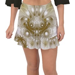 Fractal Fantasy Background Pattern Fishtail Mini Chiffon Skirt