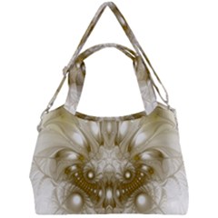 Fractal Fantasy Background Pattern Double Compartment Shoulder Bag