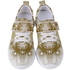 Fractal Fantasy Background Pattern Women s Velcro Strap Shoes