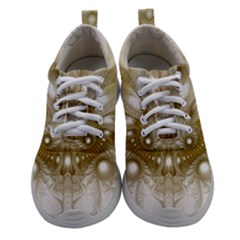 Fractal Fantasy Background Pattern Women Athletic Shoes