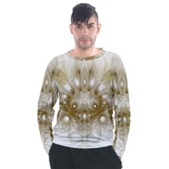 Fractal Fantasy Background Pattern Men s Long Sleeve Raglan Tee