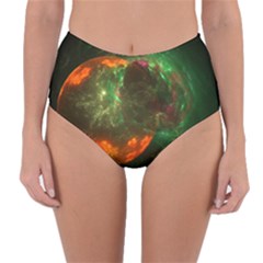 Space Cosmos Galaxy Universe Sky Reversible High-waist Bikini Bottoms by Wegoenart