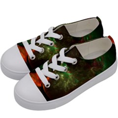 Space Cosmos Galaxy Universe Sky Kids  Low Top Canvas Sneakers