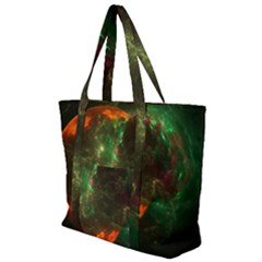 Space Cosmos Galaxy Universe Sky Zip Up Canvas Bag