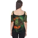 Space Cosmos Galaxy Universe Sky Cutout Shoulder Tee View2