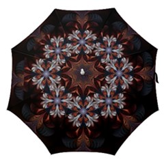 Fractal Flower Fantasy Floral Straight Umbrellas by Wegoenart