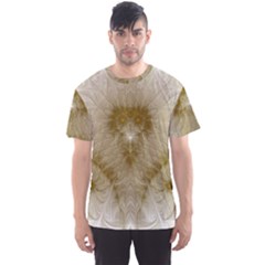 Fractal Abstract Pattern Background Men s Sports Mesh Tee